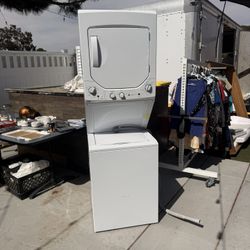 GE Electric Stacked Dryer Washer for Apartment or ADU