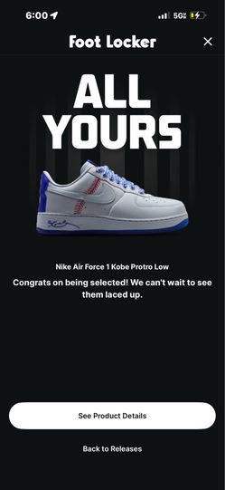 Nike Air Force 1 Kobe Protro Low Dodgers #8