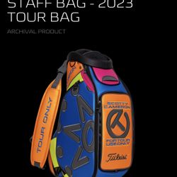 Scotty Cameron 2023 Hawaiian Open Tour Staff Bag