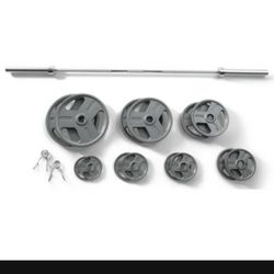 Brand new 300lb Olympic weight set