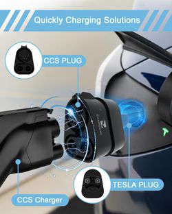 Buy CCS1 to Tesla Adapter, Max 250KW CCS to Tesla Adapter, 500V