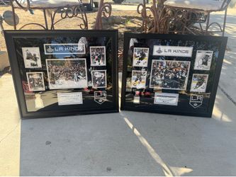 2x LA Kings Stanley Cup Champions LIMITED EDITION of 500 Framed Memorabilia 2012 & 2014