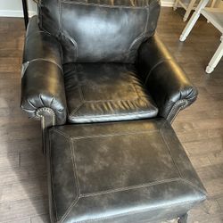Signature Luxury Couch With Leg Rest