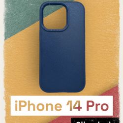 iPhone 14 Pro Blue Heavy Duty Case 