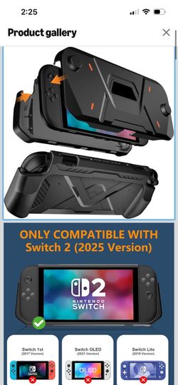 Nintendo switch 2 hard case