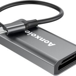 USB C to DisplayPort Adapter (4K@60Hz,2K@144Hz) for Home Office ,Compatible with MacBook Pro, MacBook Air, iPad Pro, XPS 15/13, Spectre, Surface, and 