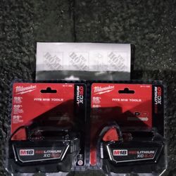 Milwaukee M18 18-Volt 5.0 Ah Lithium-Ion XC Extended Capacity Battery Pack