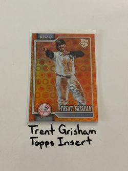 Trent Grisham New York Yankees All-Star Outfielder Topps Short Print Insert Card.