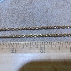 14k Gold Rope Chain