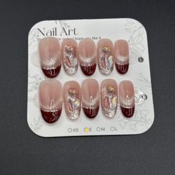 Press On Nails Size S Reusable Handmade