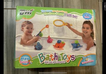 Fishing game for tub or water table for kids
