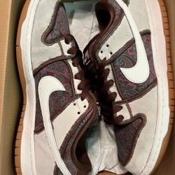 Nike Dunk Pro Sb Paisley 10.5M Come With Show Box