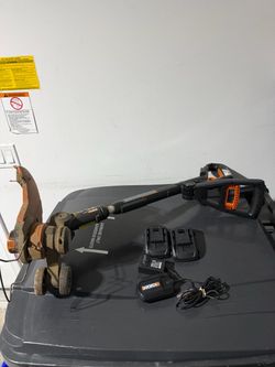 WORX Cordless String Trimmer with Batteries and Charger