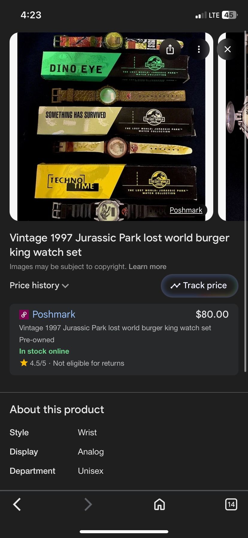 Vintage Burger King Watches & Vintage Trains