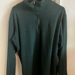 Patagonia Capilene 1/4 Zip Pullover Sweater Green 