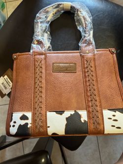 Brand New Wrangler cow print purse