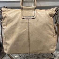 HOBO Satchel Crossbody Bag Distressed Leather