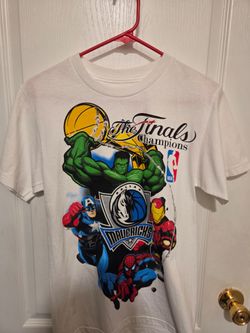 Dallas Mavericks NBA Finals Champions Marvel T-Shirt