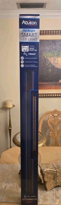 Aqueon OptiBright LED Light 48"-54" WiFi & Bluetooth Control Full Spectrum New.