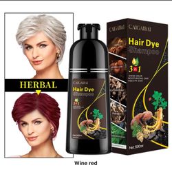 Tinte Color Natural Y Orgánico, Pintura Para El Cabello , Dye Shampoo Color