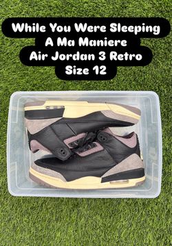 A Ma Maniere x Air Jordan 3 Retro Size 12