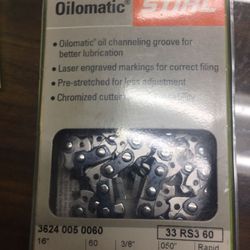 Stihl oilomatic chainsaw chain 33 RS3 60