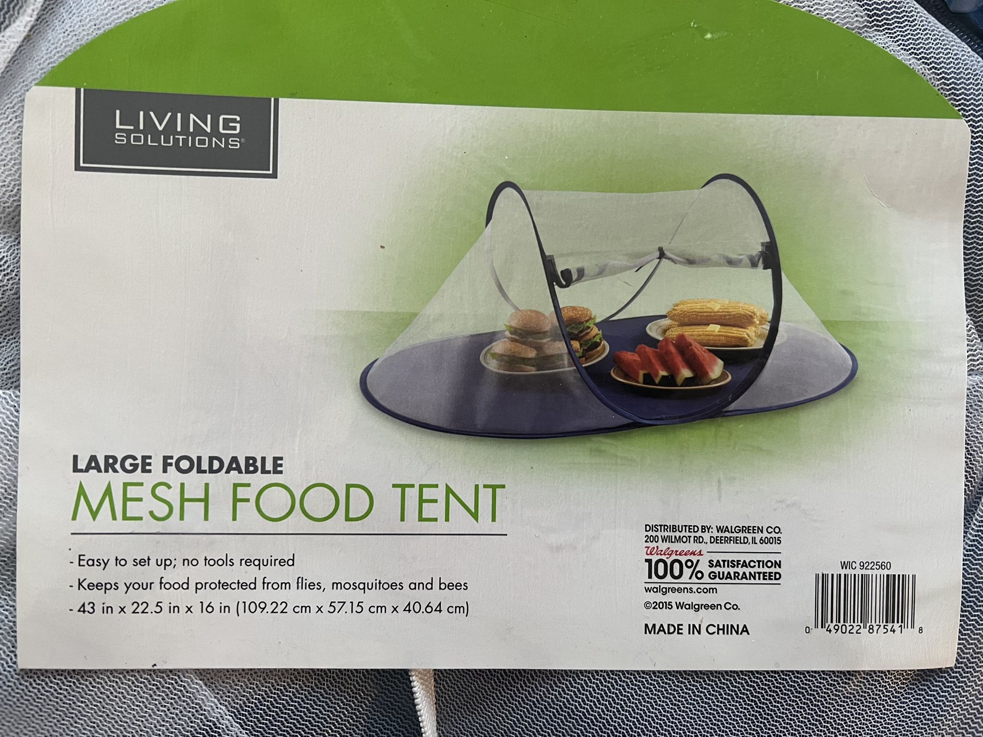 Large Foldable Mesh Food Tent