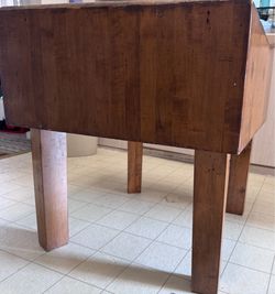 Solid wood butcher block
