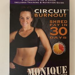 Trainfit Circuit Burnout Shred Fat In 30 Days Workout Excercise DVDs NEW