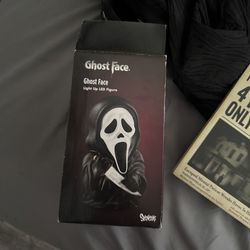 Ghost face scream, light up decor