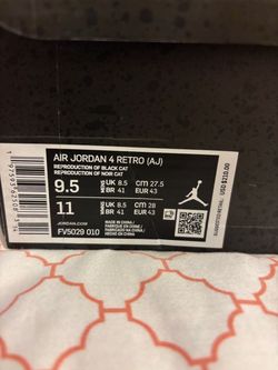 Air Jordan 4 retro (AJ)..Black cat