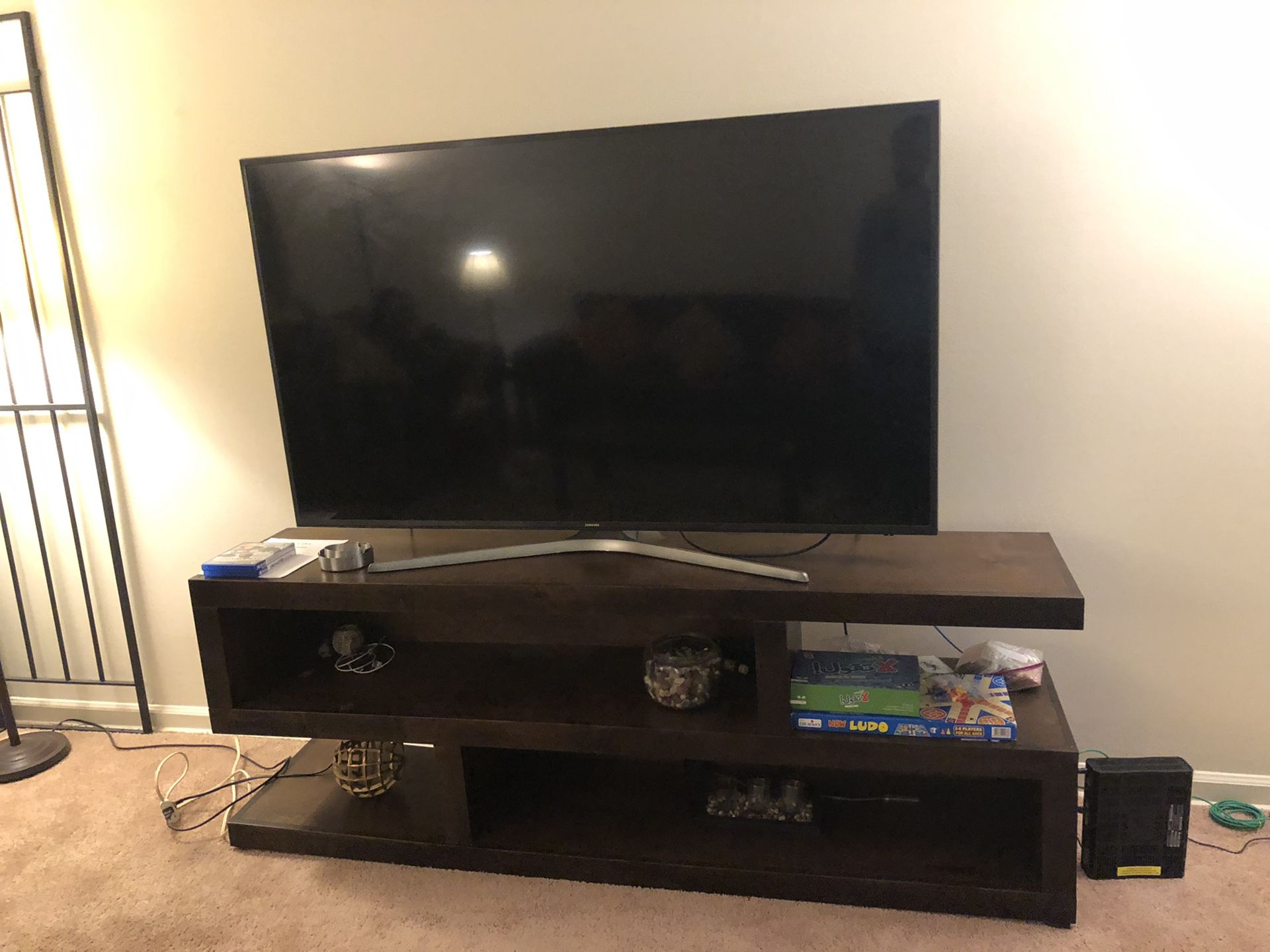 65” Samsung Smart TV with it’s large stand. Asap!
