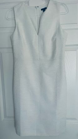 Ann Taylor White Dress - Size 4- Made in Indonesia