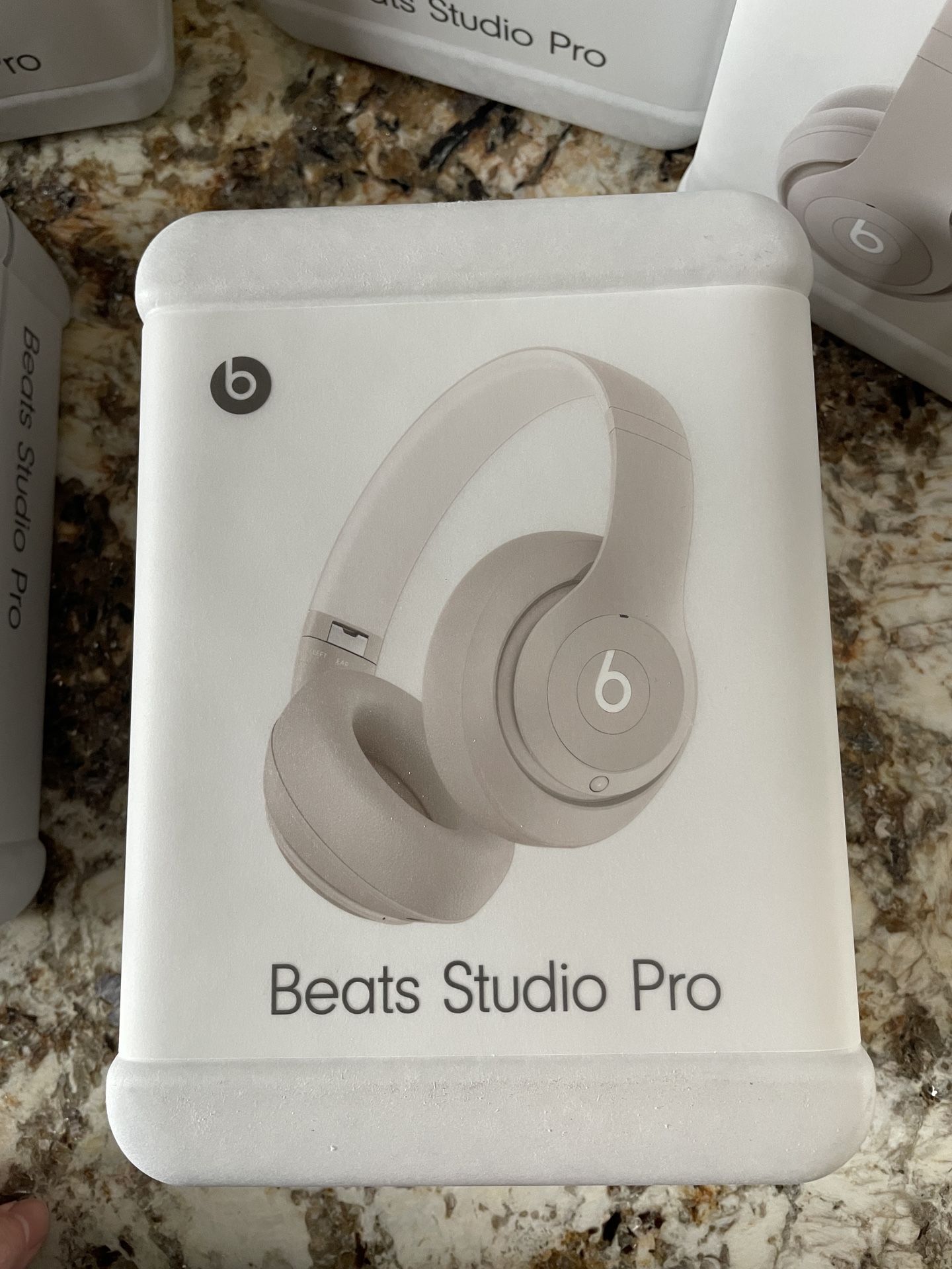 Beats Studio Pro - Wireless Bluetooth Noise Cancelling Headphones with AppleCare+ Included / Sandstone