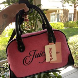 Juicy Pink Bowler Bag
