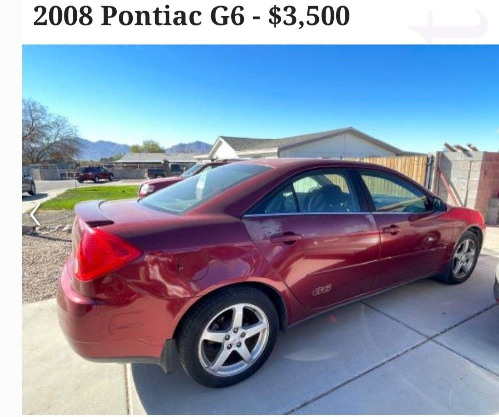 2008 Pontiac G6