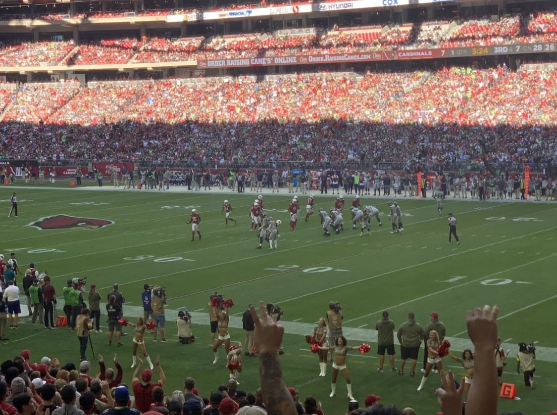 Ravens vs Cardinals - FRONT ROW ON THE FIELD for Sale in Phoenix, AZ -  OfferUp