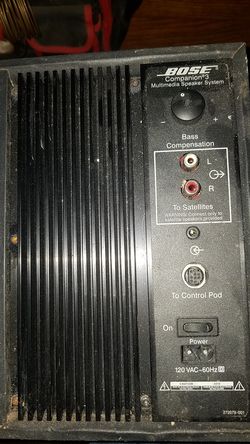 Bose Companion 3 speaker