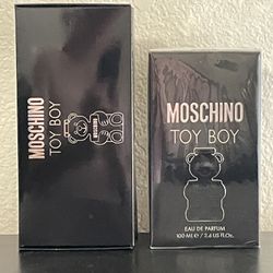 - Moschino Toy Boy EDP 3.4 Oz + Bonus Gift Set - New