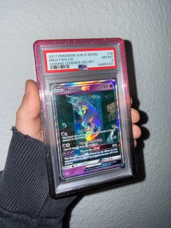 2017 Mewtwo GX (Secret Shining) - Shining Legends PSA 8