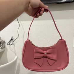 Small Pink Bow Hand Bag