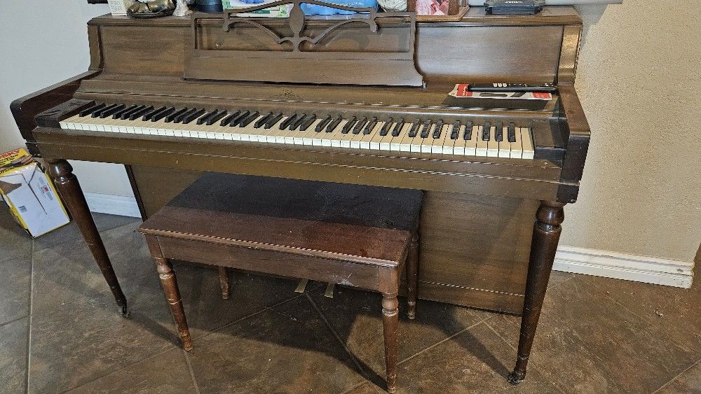 Piano With Bench. Best Offer
