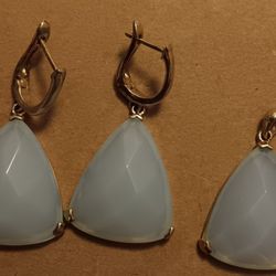Earrings And Pendant 