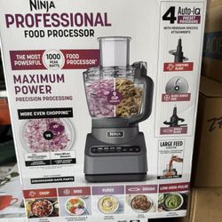 NINJA Professional Plus 9 Cup Silver Food Processor with Auto-iQ