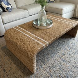 Woven Coffee Table - Model Home Furniture 