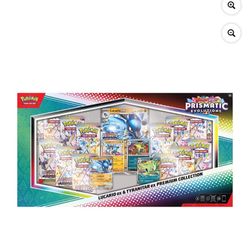 Pokemon Lucario ex Tyranitar ex Prismatic Evolutions Premium Collection