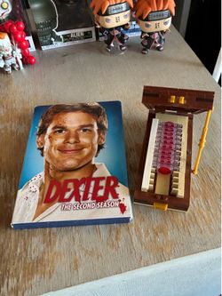 Dexter season two dvd and lego blood slides