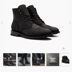 Matt Black Boots