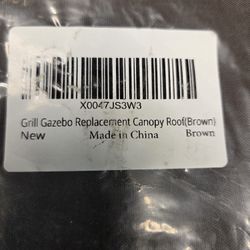 Awning For 5X8 BBQ Gazebo