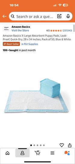 50 XL Absorbent Puppy pad